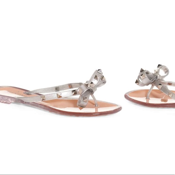 Valentino Shoes - Valentino Rockstud Flip Flops